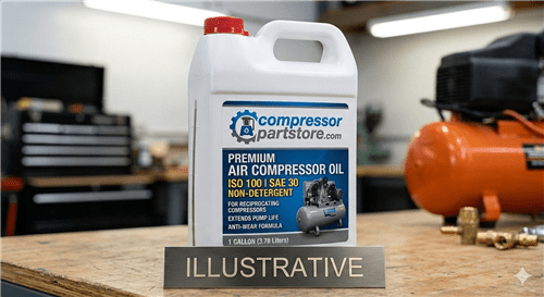 Synthetic Oil for small Reciprocating Air Compressors Gallon